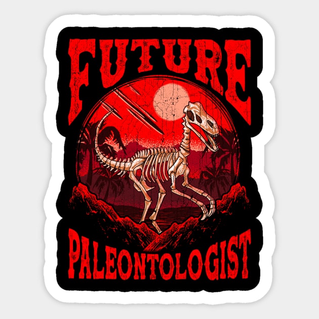 Future Paleontologist Dinosaur Obsessed Dinosaur Sticker by theperfectpresents